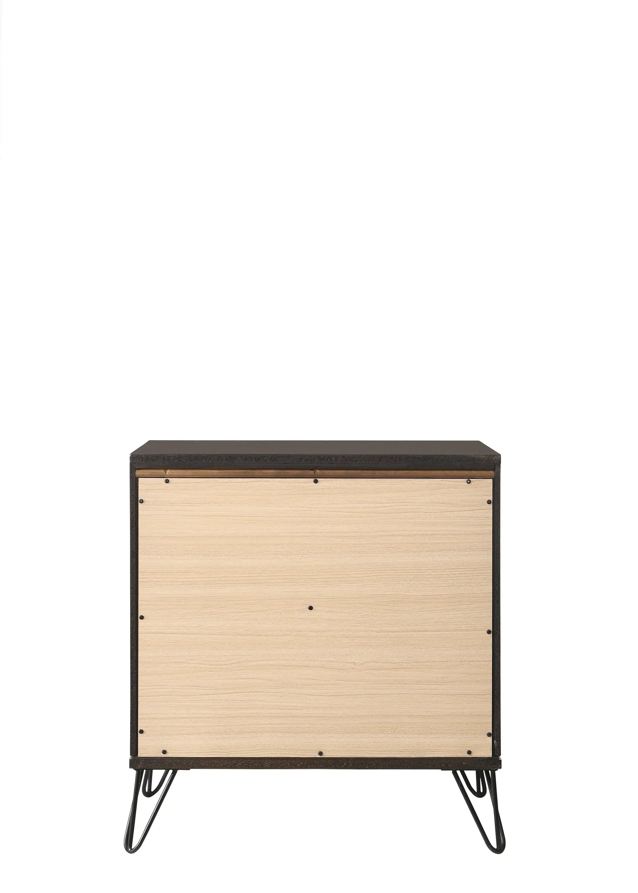 Tablita Dark Merlot Finish Nightstand by HouseOfZazla