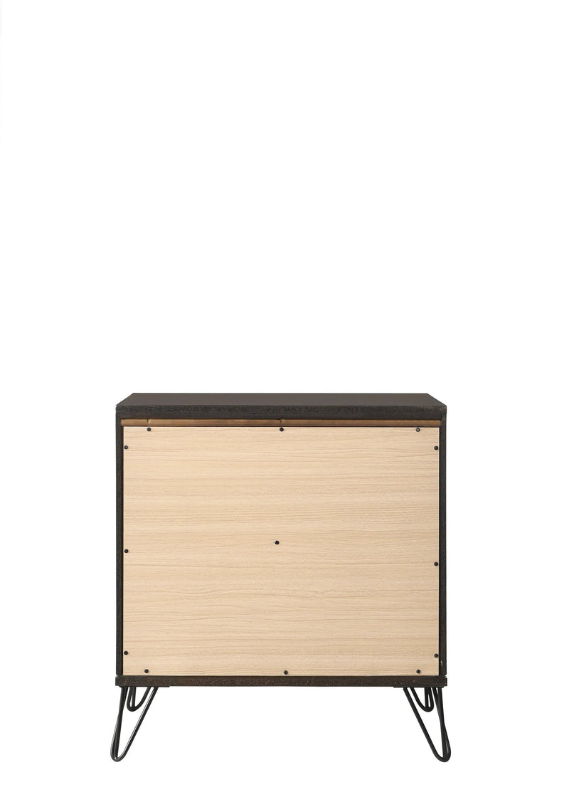 Tablita Dark Merlot Finish Nightstand by HouseOfZazla
