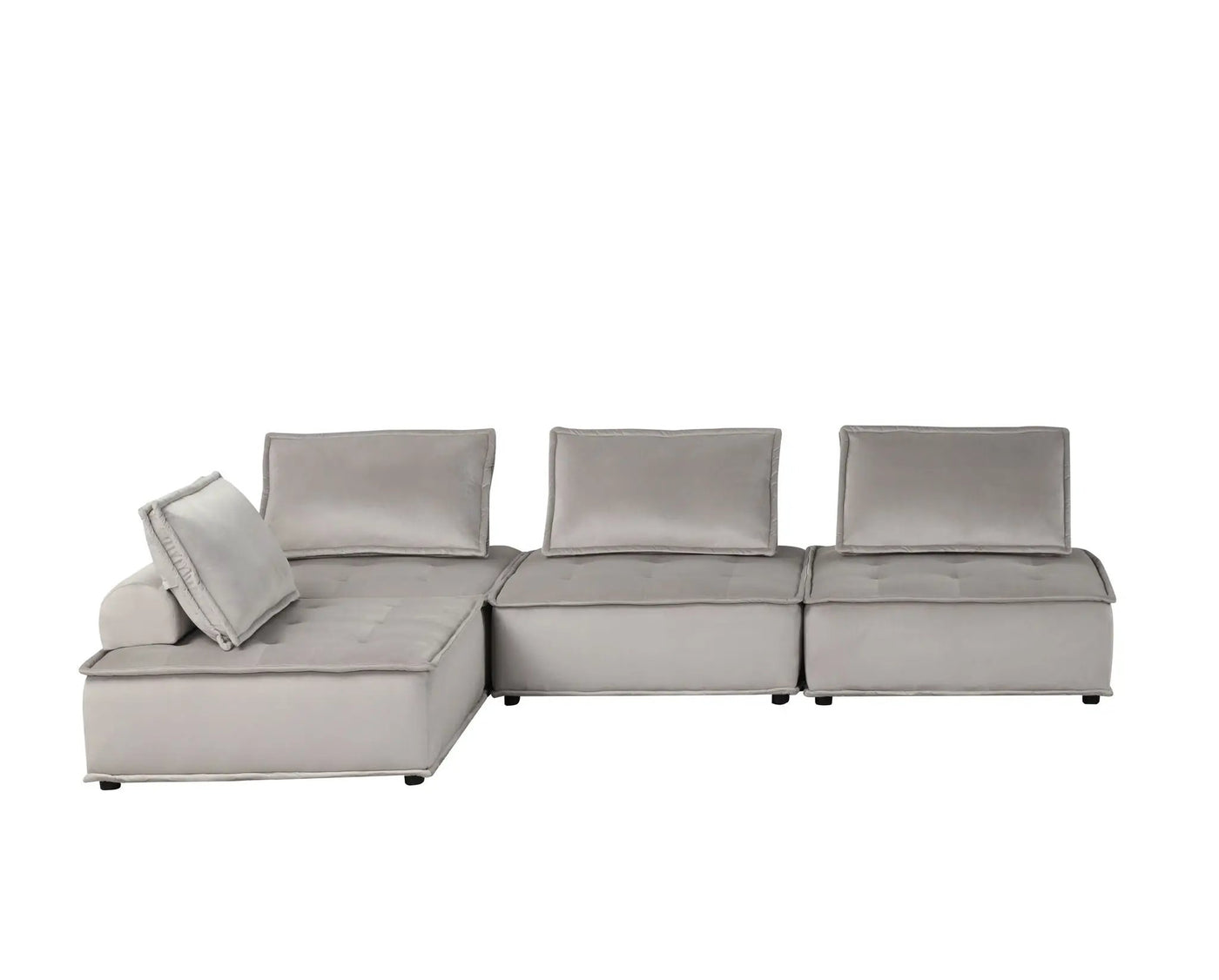 Anna - Stylish Sectional Sofa Ottoman by HouseOfZazla