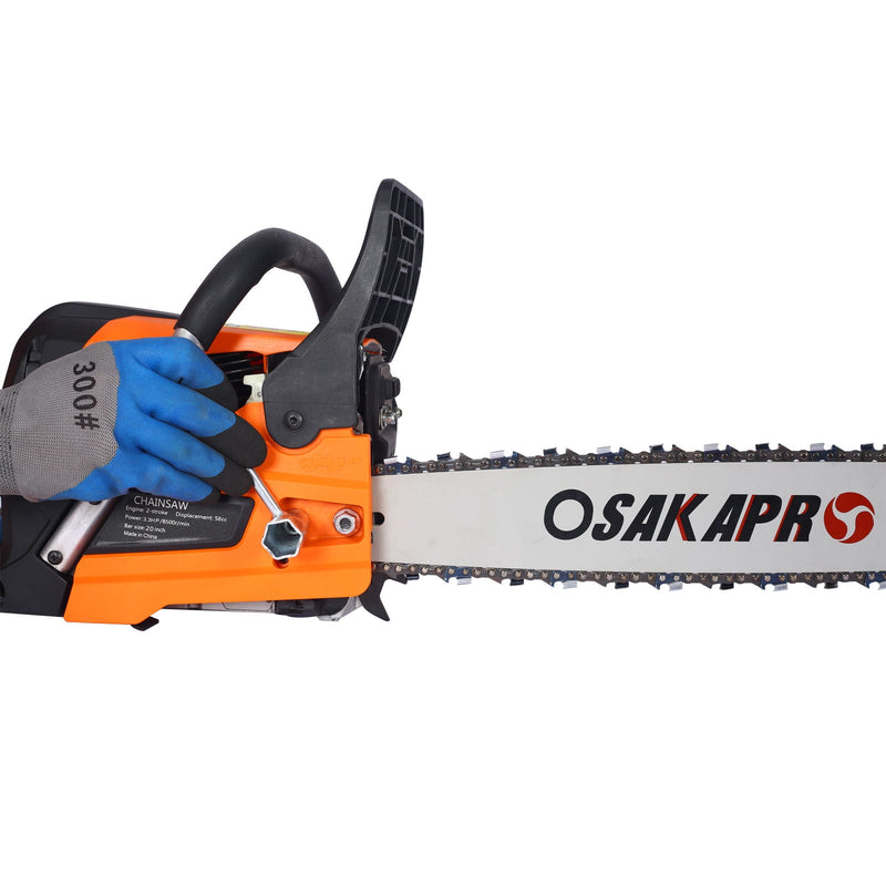 58Cc Gasoline Chainsaw 20" For Tree And Wood Cutting Epa Compliant - Orange by HouseOfZazla