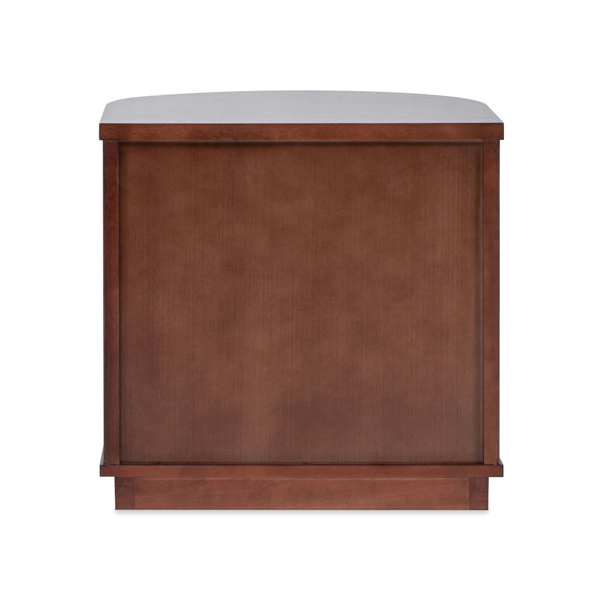 2 Drawer Storage Side Table with Fluted Carved Detail - Light or Dark Brown, photo 4 of 20