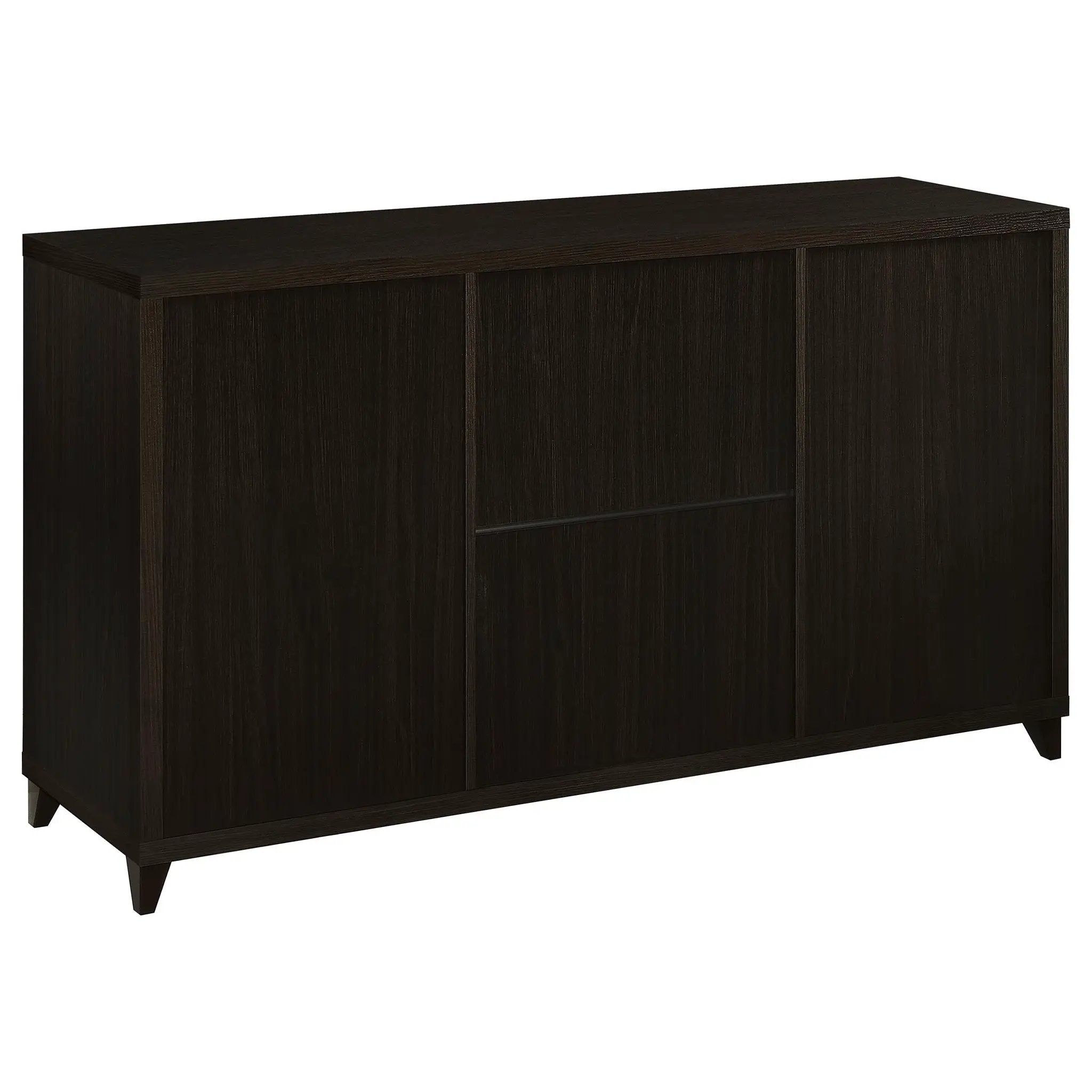 Lewes 2-door Engineered Wood 60-inch TV Stand Cappuccino by Unique Piece Furniture