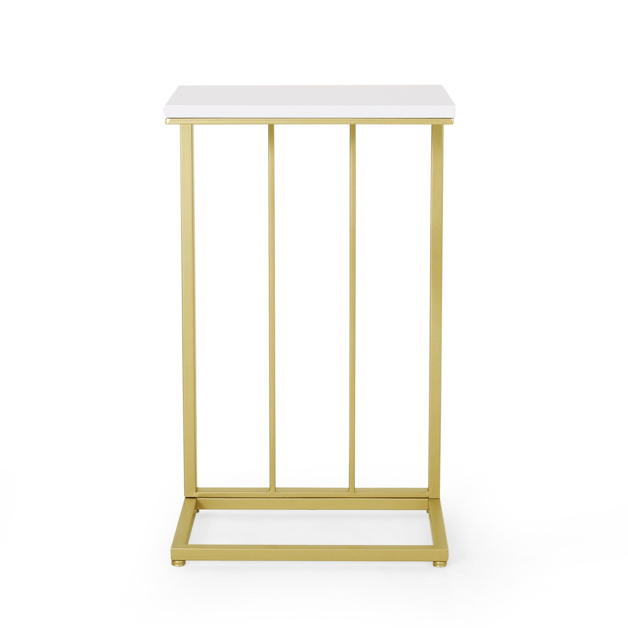 Modern Glam C-Shape End Table by HouseOfZazla