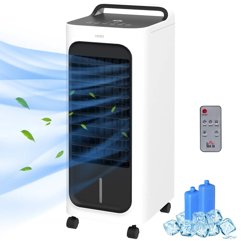 HOMCOM 26" Evaporative Air Cooler with Ice Packs by HouseOfZazla
