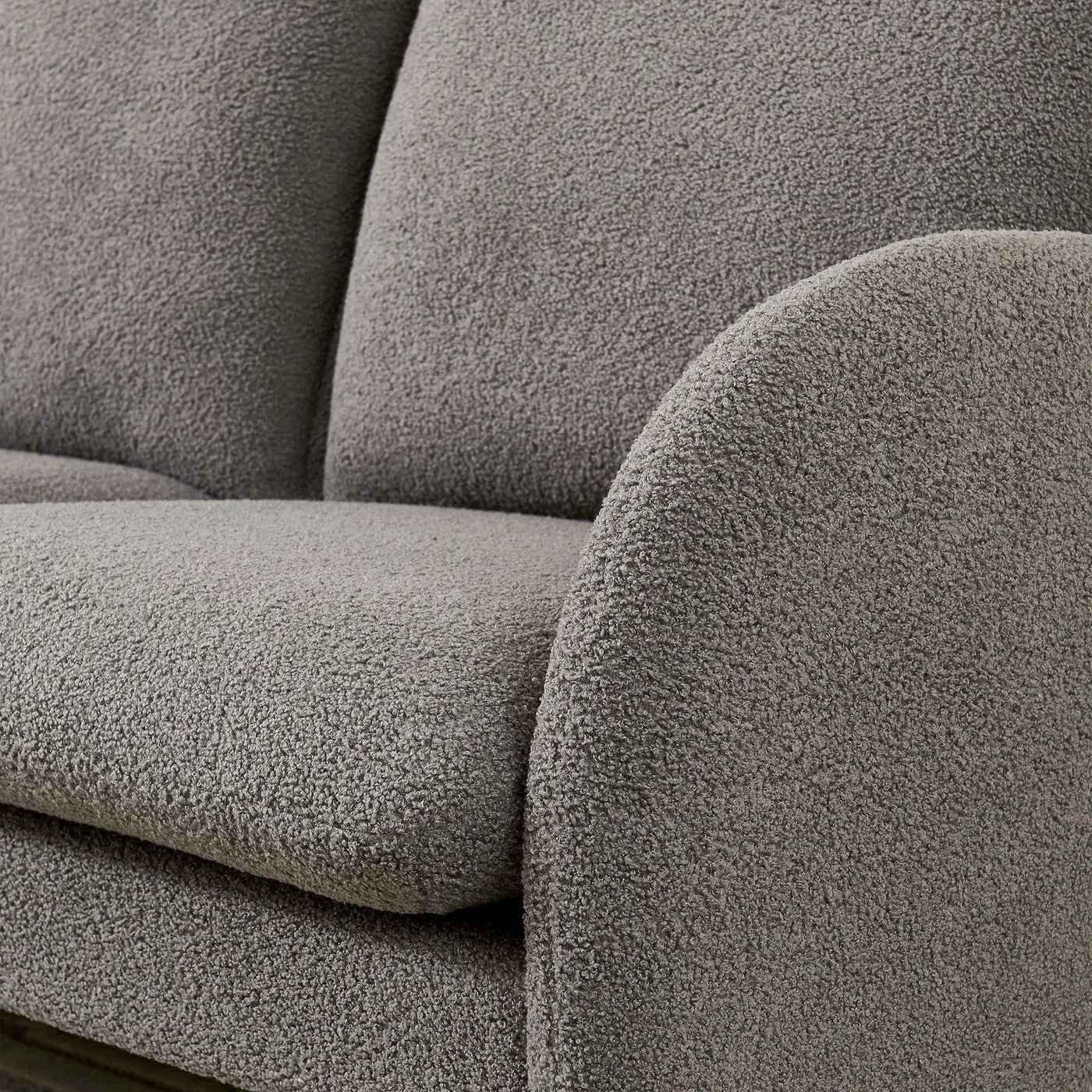 Loveseat Sofa Small Couch For Living Room, Sherpa Fabric Upholstered Loveseat Sofa Couch, Small Loveseat Sofa For Apartment, Bedroom by HouseOfZazla