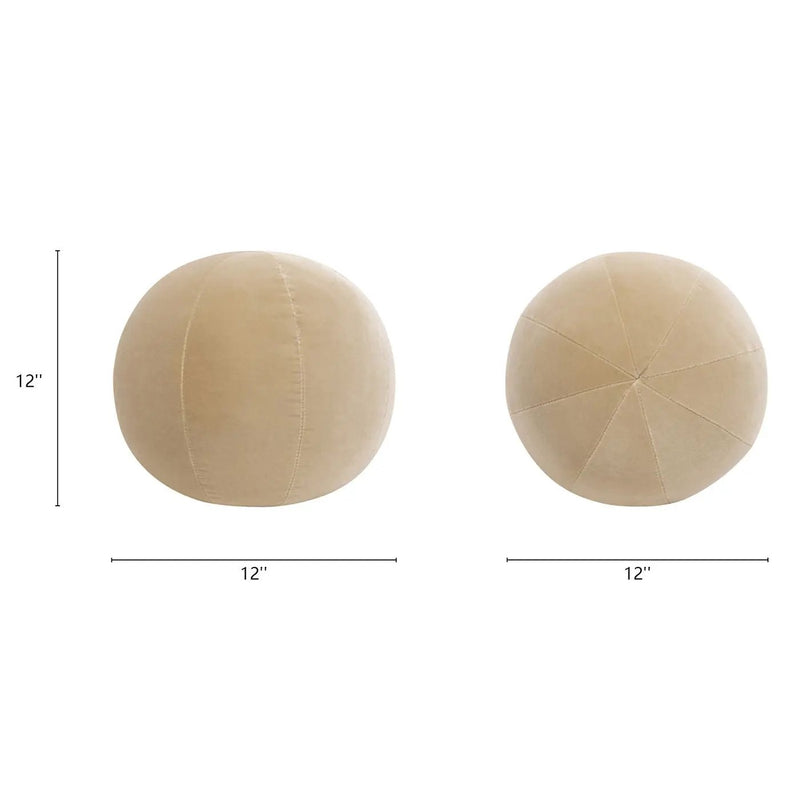 Luna - Round Sphere Accent Ball Throw Pillow by Unique Piece Furniture