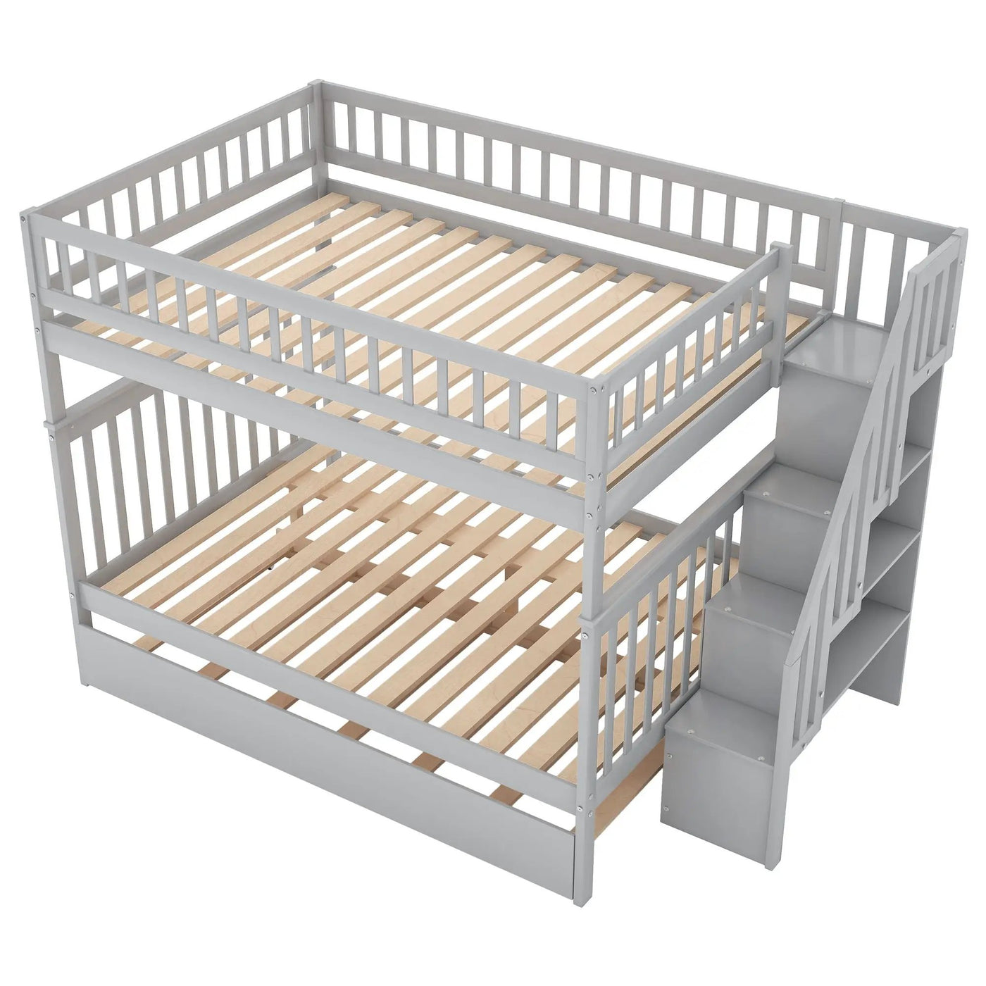 Bunk Bed With Staircase by HouseOfZazla