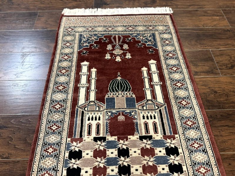 Small Pakistani Bokhara Prayer Rug 2.7 x 4 by Jewel Rugs