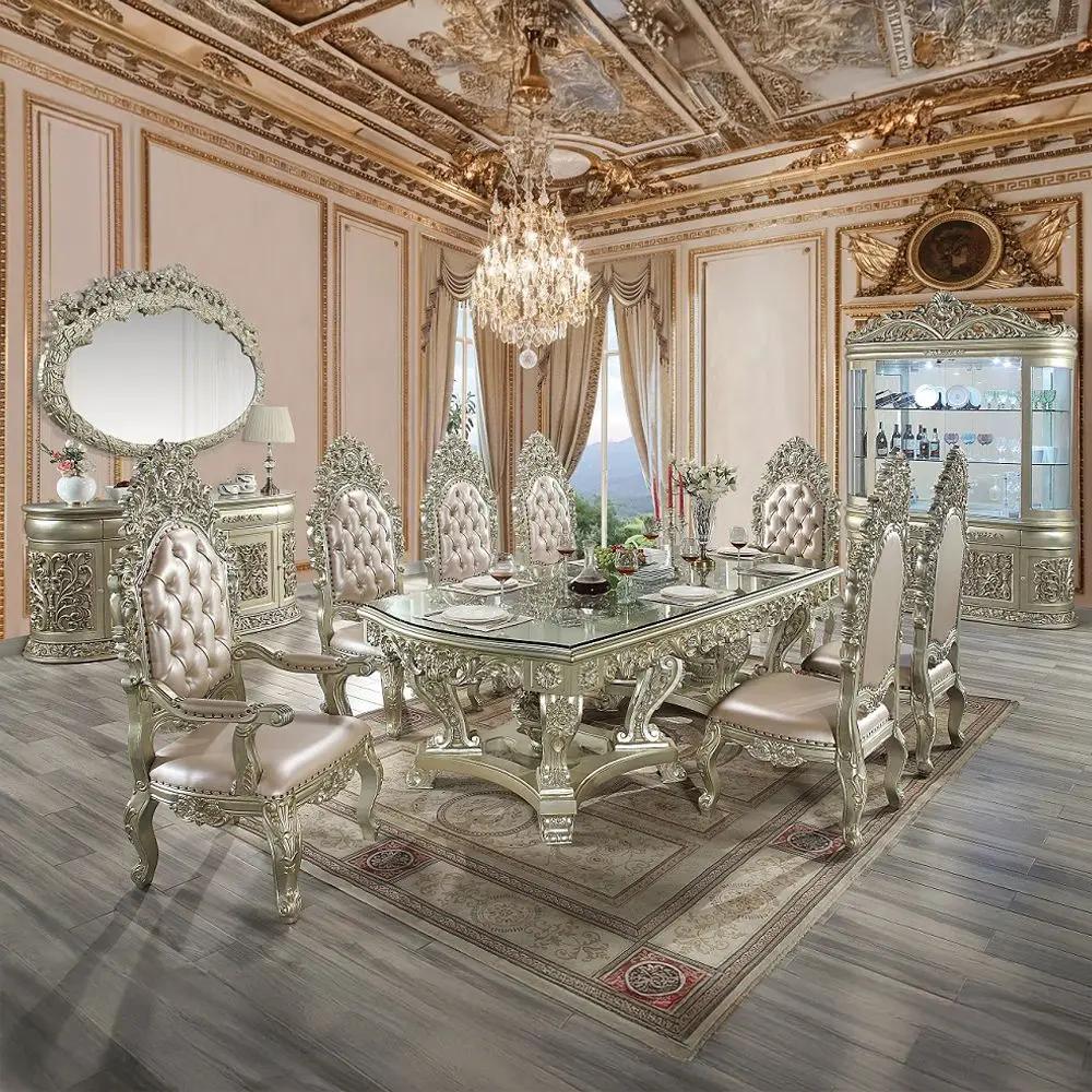 Sorina - Dining Table - Antique Gold by Unique Piece Furniture