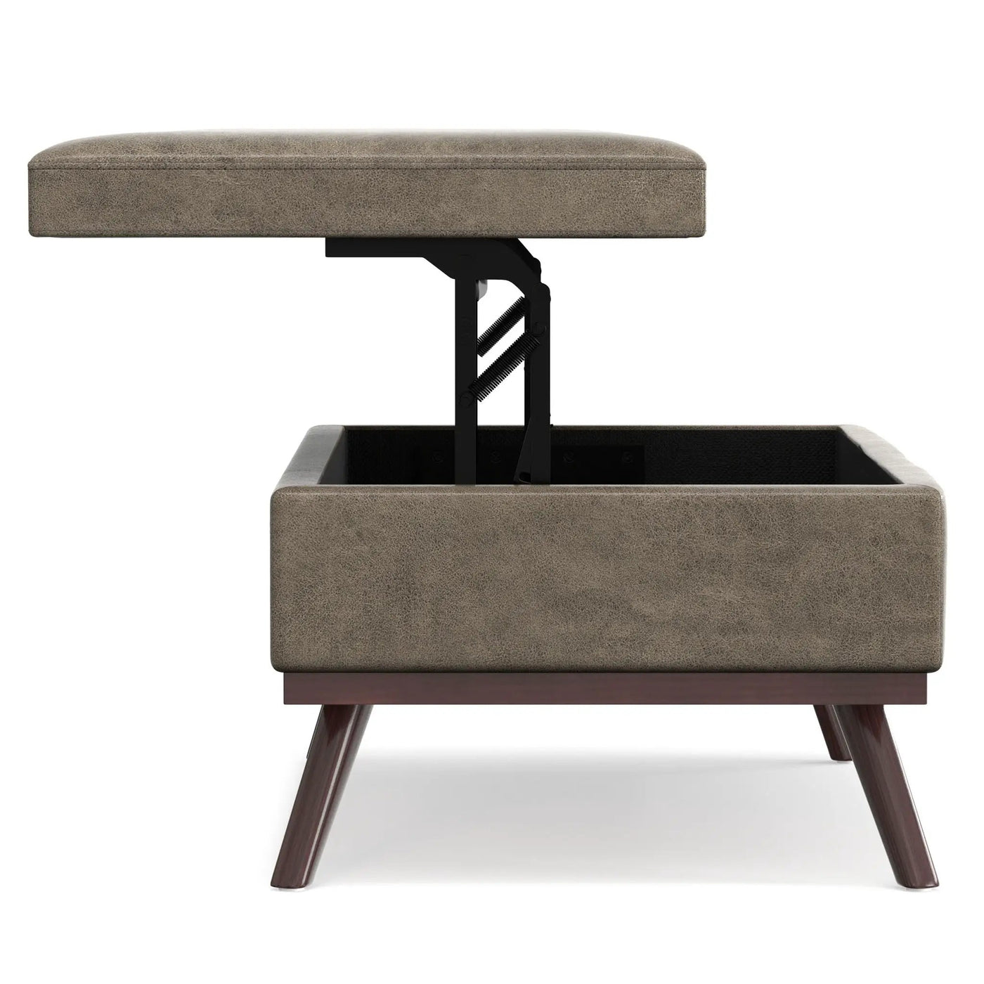 Owen - Multifunctional Square Coffee Table Storage Ottoman by Unique Piece Furniture