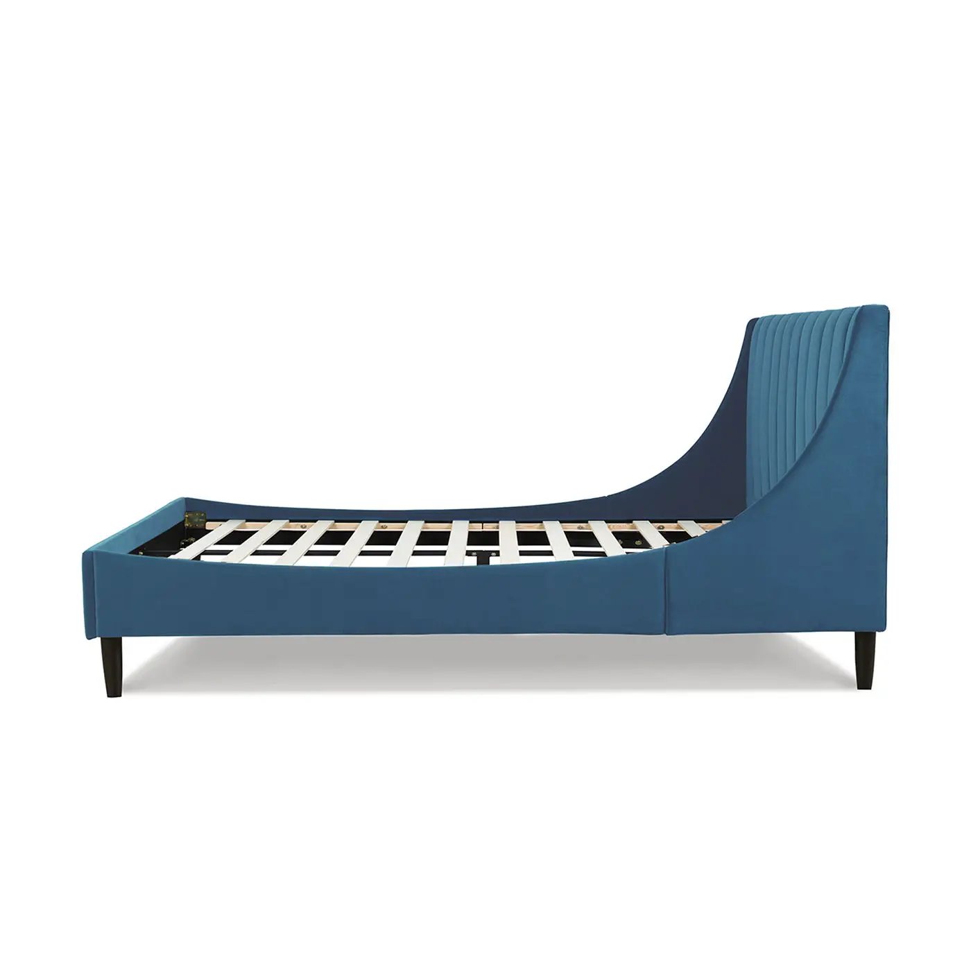 Aspen - Vertical Tufted Modern Headboard Platform Bed Set by HouseOfZazla