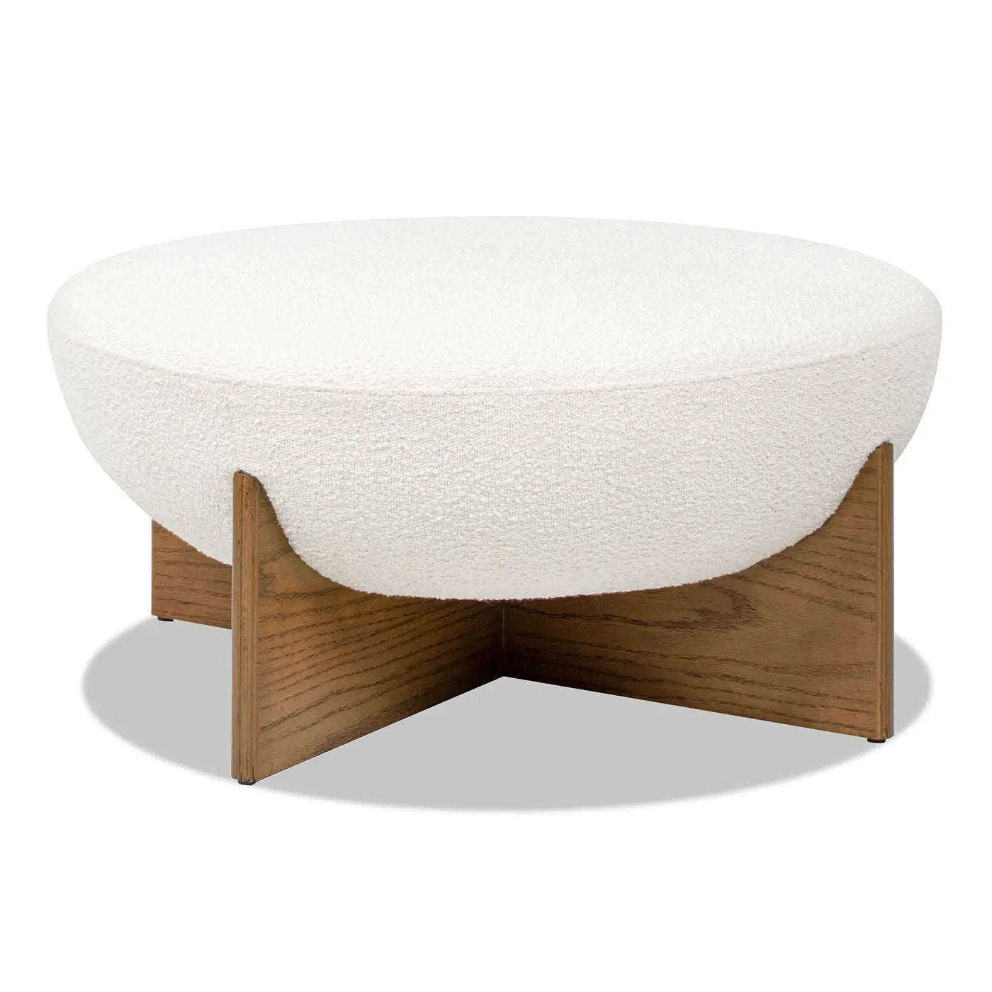 Bali - Round Upholstered Ottoman by Unique Piece Furniture