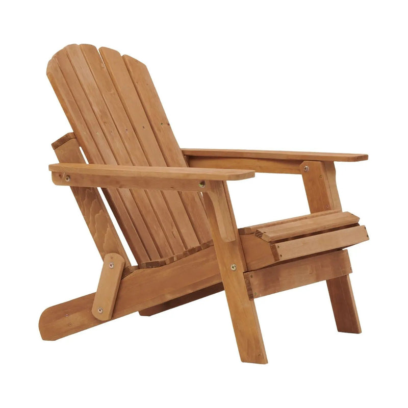 Oversize Outdoor Folding Adirondack Chair, Patio Chair For Garden by Unique Piece Furniture