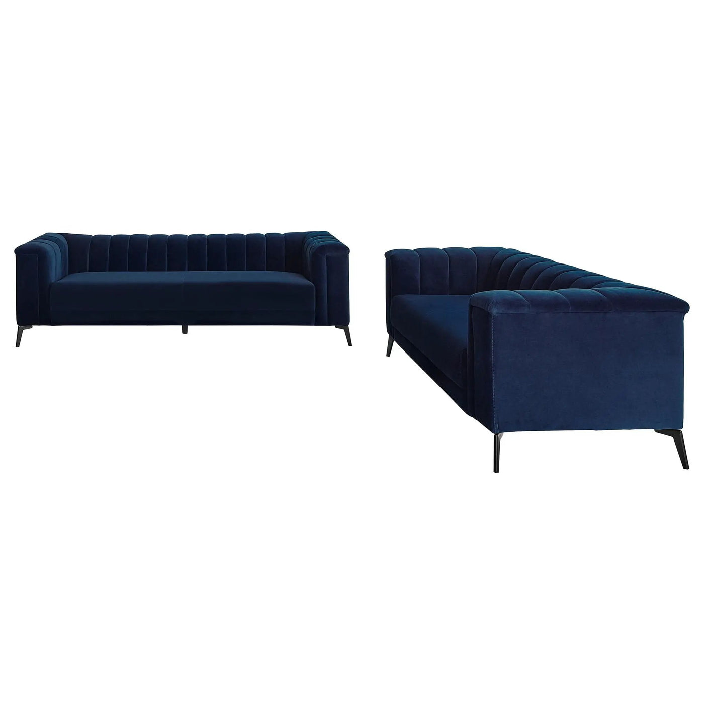 Darci - Tuxedo Arm Living Room Set by HouseOfZazla