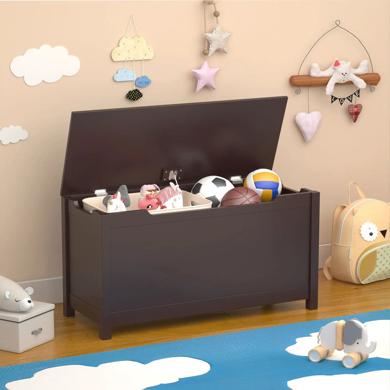 Toy Box Storage With Safety Hinged Lid by Unique Piece Furniture