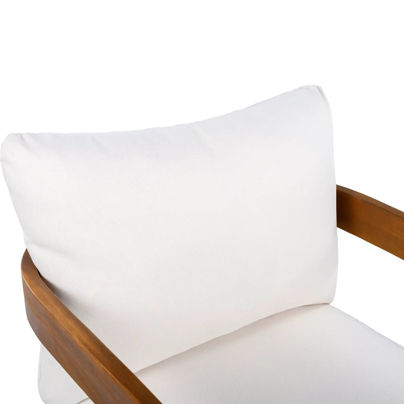 Premium Acacia Wood Outdoor Club Chair by HouseOfZazla