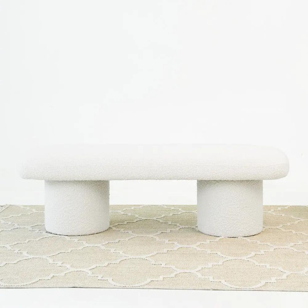 Randolph - Bench - Ivory by HouseOfZazla