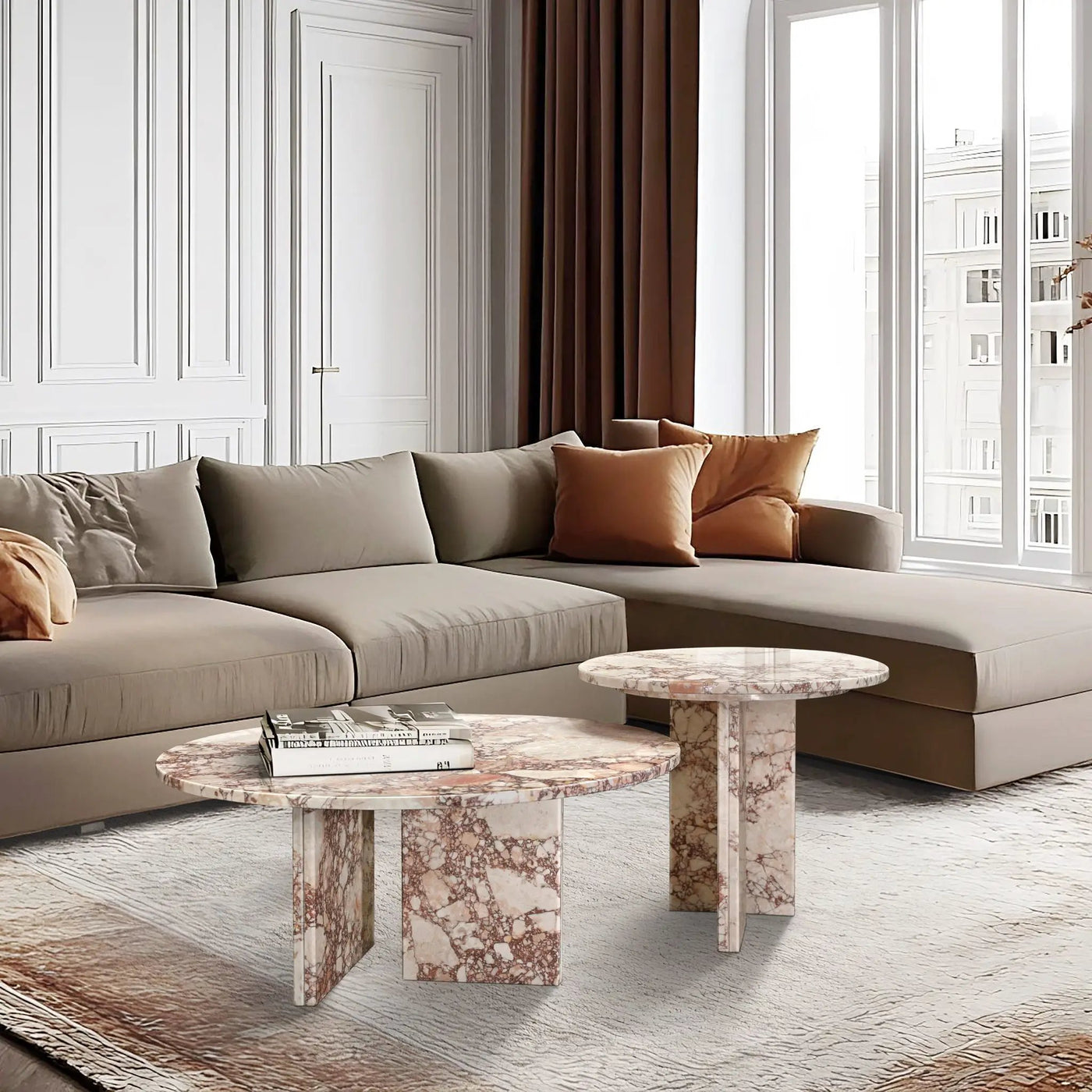 Elegant Coffee Duo Table Set by HouseOfZazla