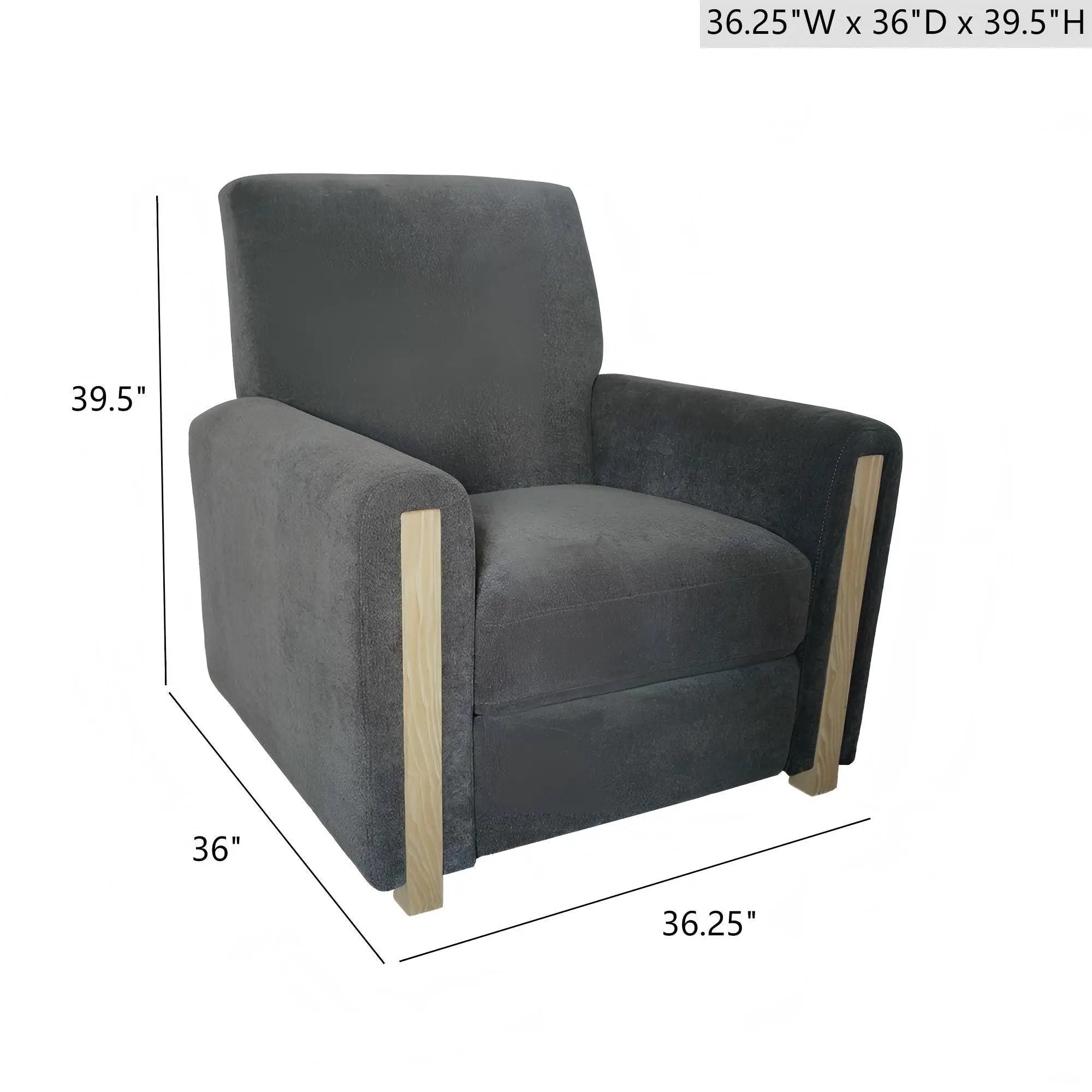 Recliner Chair - Gray by HouseOfZazla