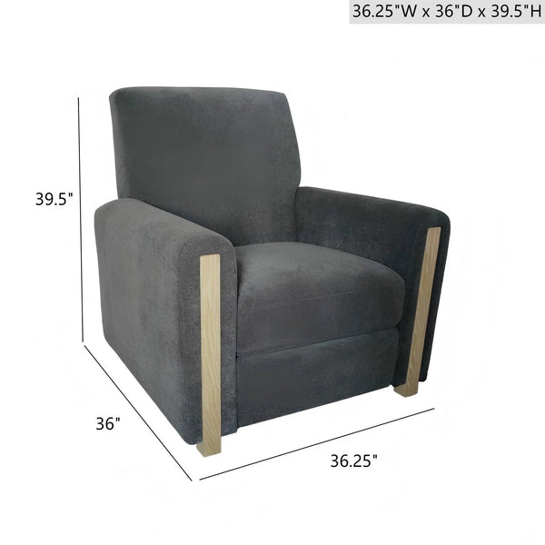 Recliner Chair - Gray, photo 2 of 7