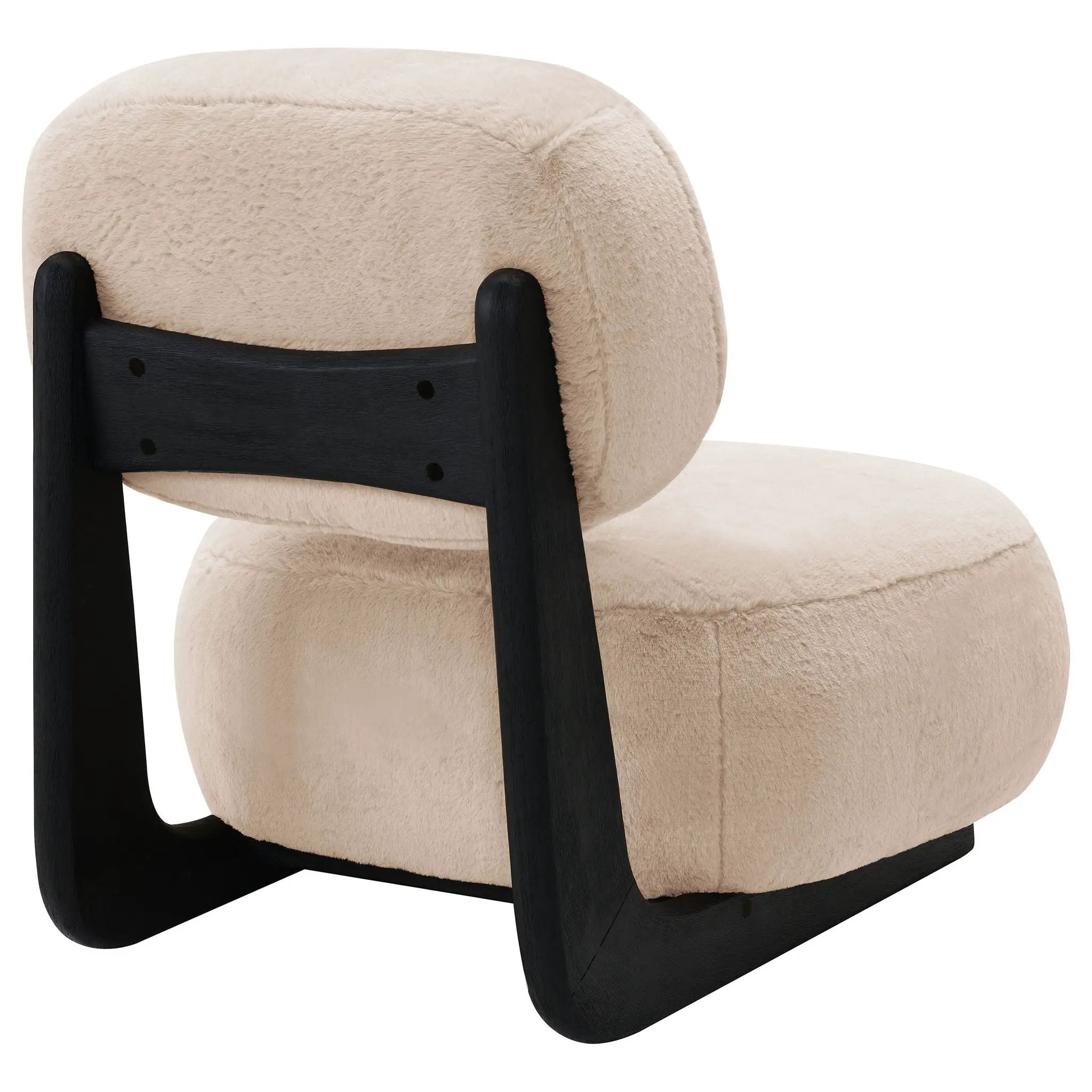 Duffie Upholstered Armless Accent Chair Camel by Unique Piece Furniture