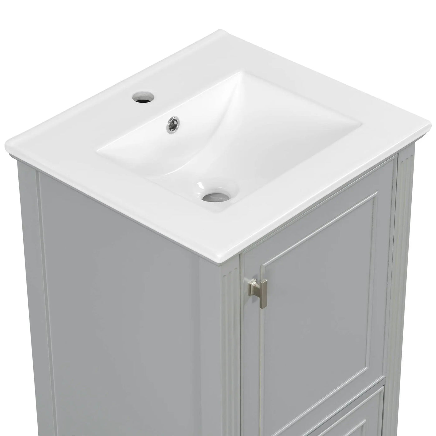 Retro Bathroom Vanity With Sink by HouseOfZazla