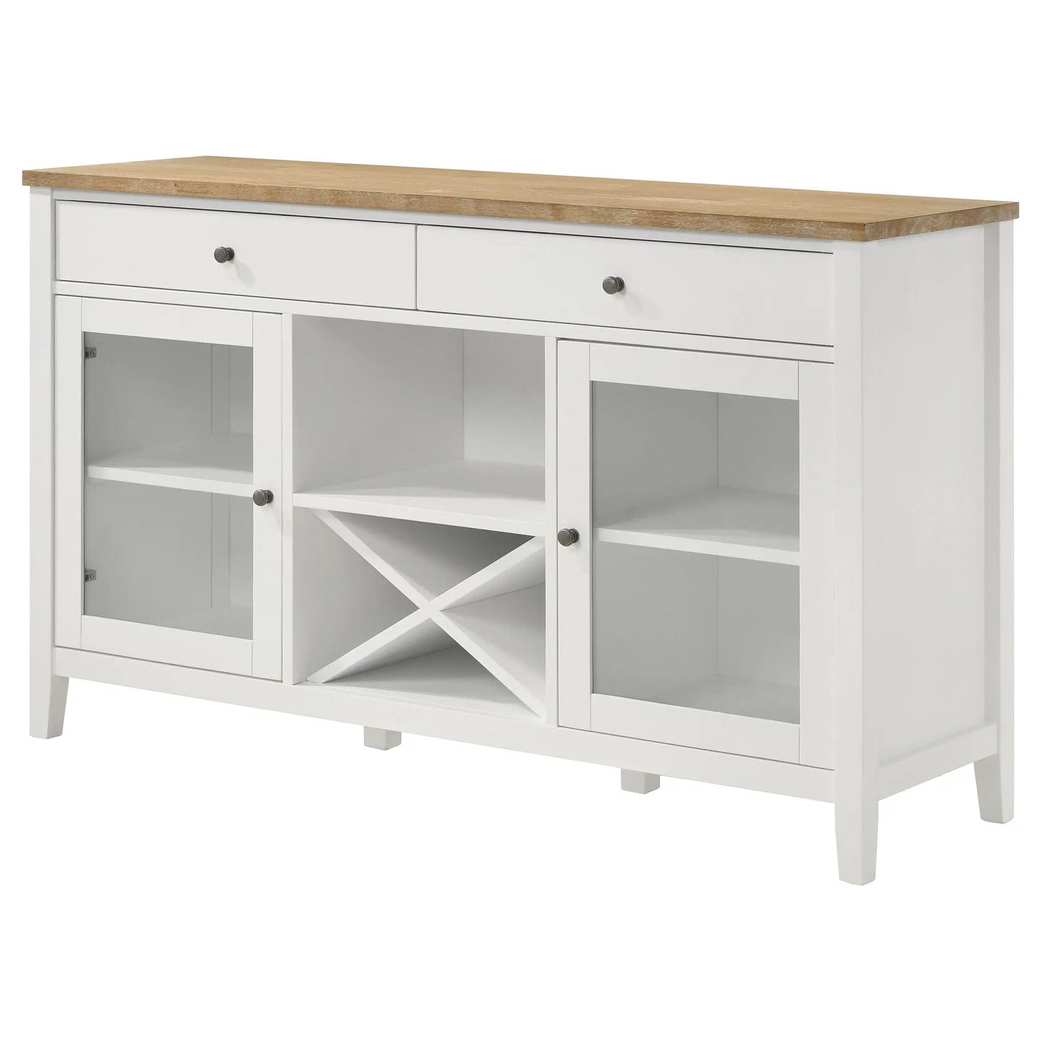 Prager - 2 Door Dining Sideboard - White by HouseOfZazla