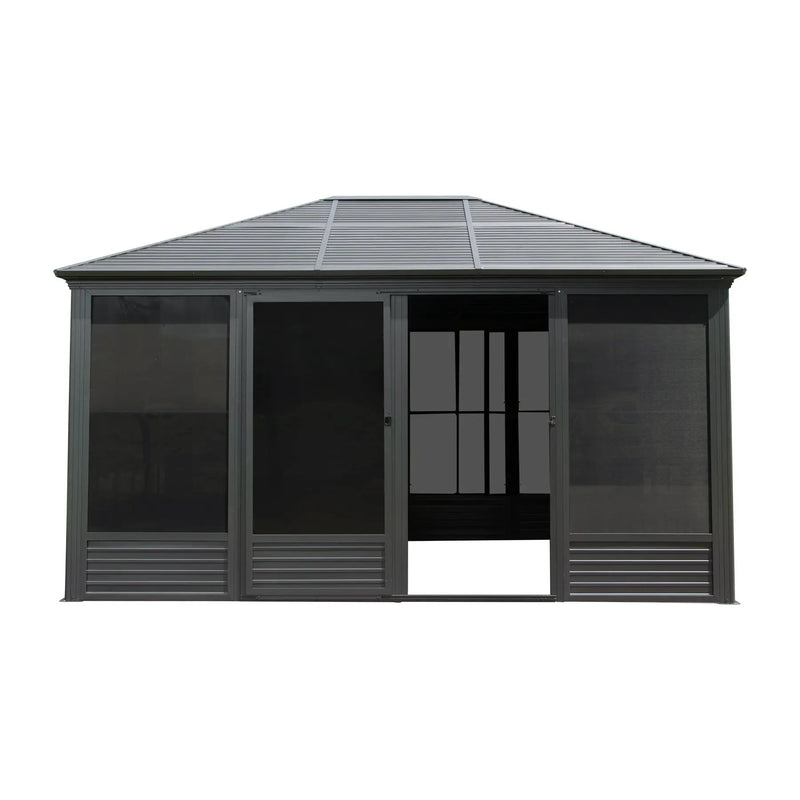 11.2x14.6FT Aluminum Hardtop Gazebo by HouseOfZazla