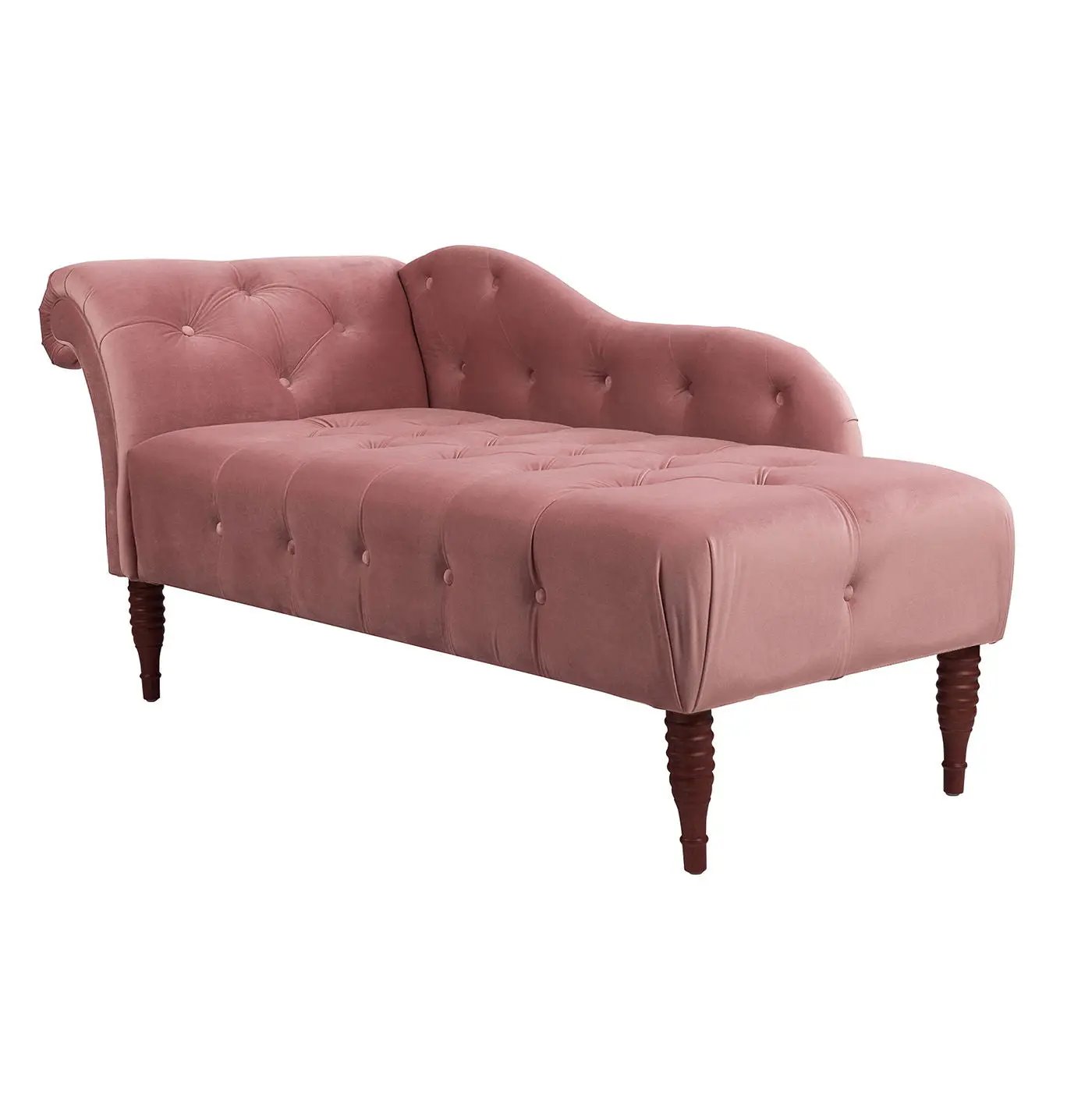 Samuel - Tufted Roll Arm Chaise Lounge by HouseOfZazla