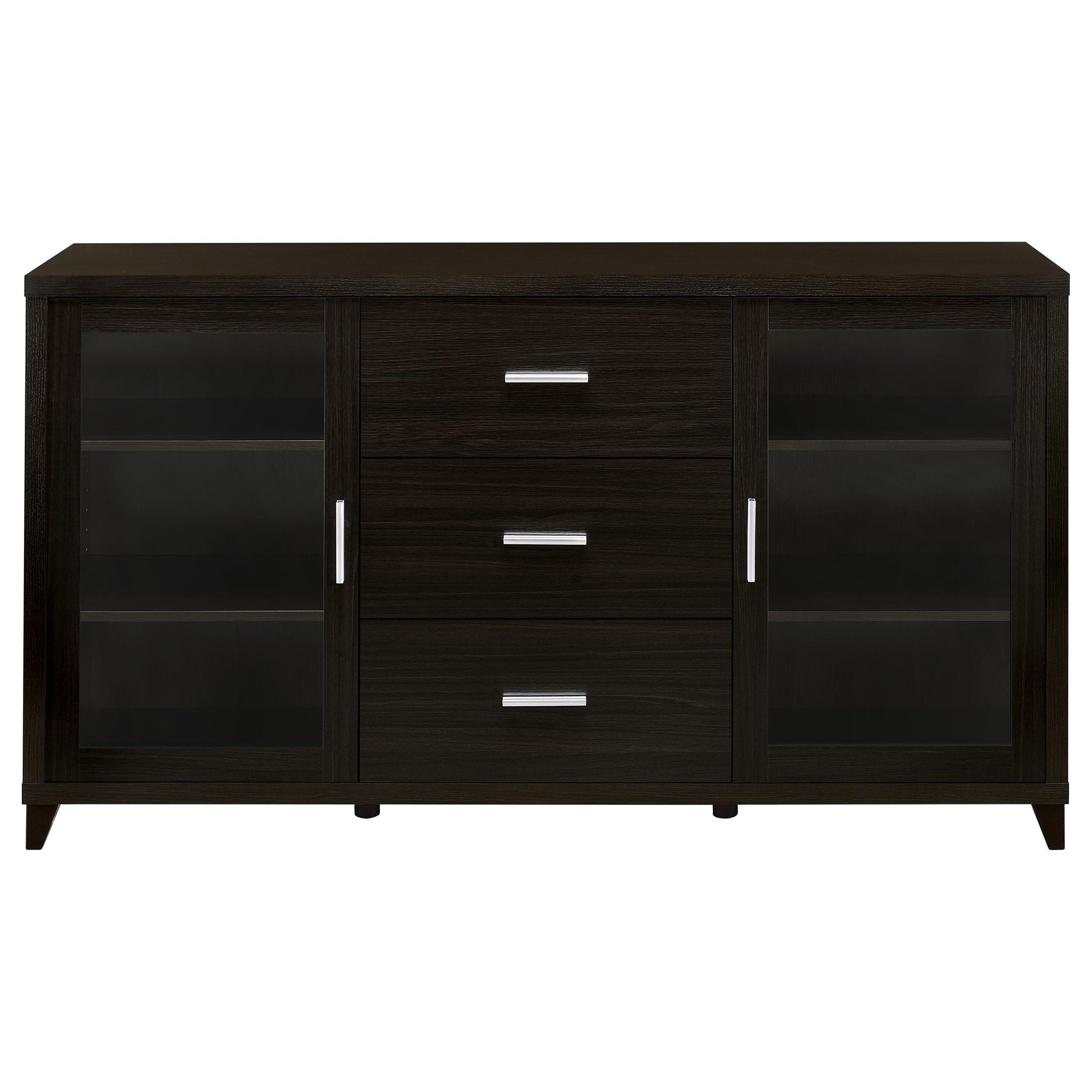 Lewes 2-door Engineered Wood 60-inch TV Stand Cappuccino by Unique Piece Furniture