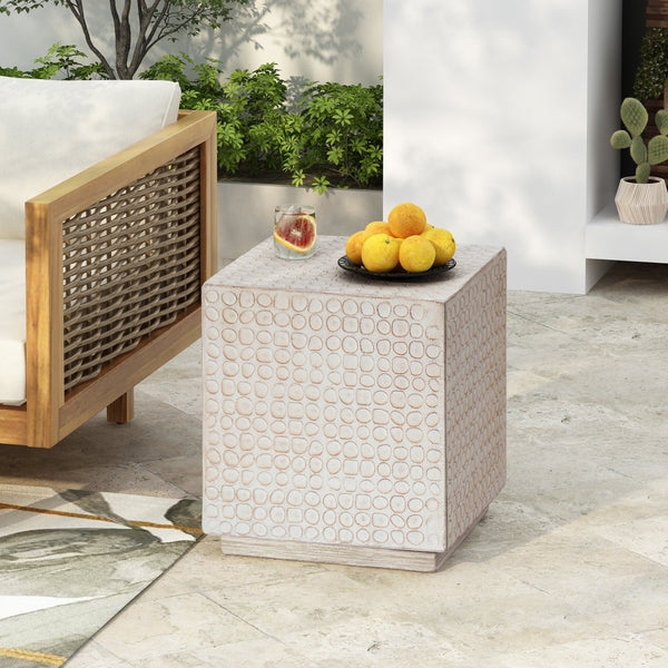 MGO CUBE SIDE TABLE