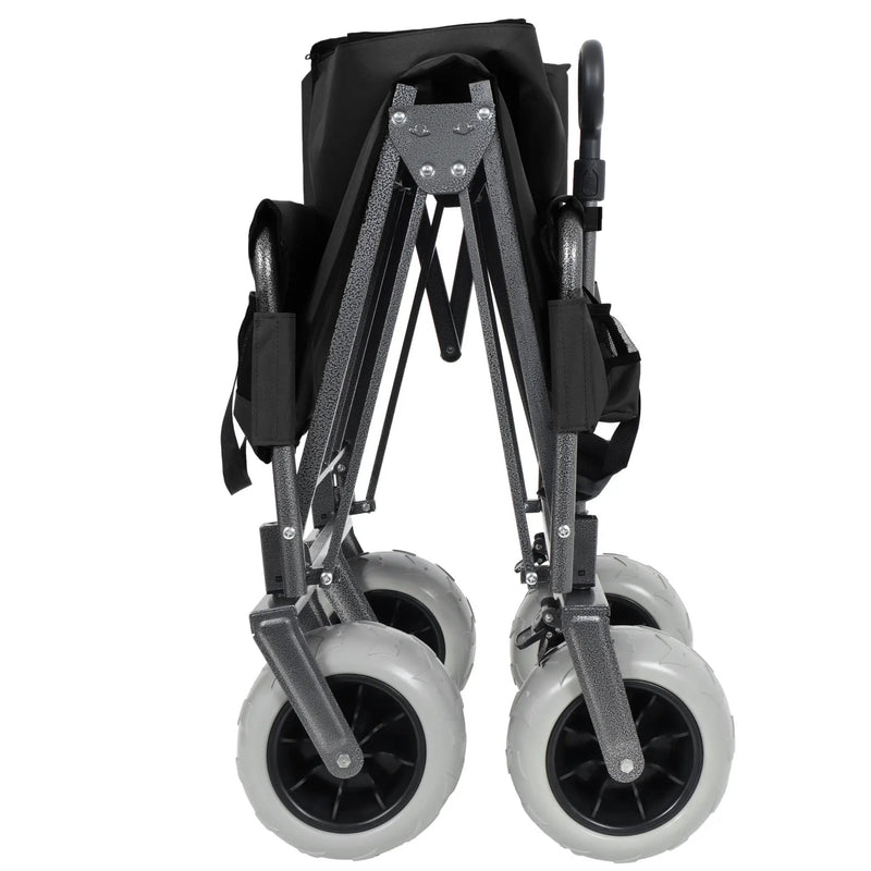 Folding Wagon with Bench Seat and 500 lbs Capacity by HouseOfZazla