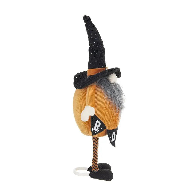 Standing Gnome With Gnome & Holding Banner, For Halloween Decor by HouseOfZazla