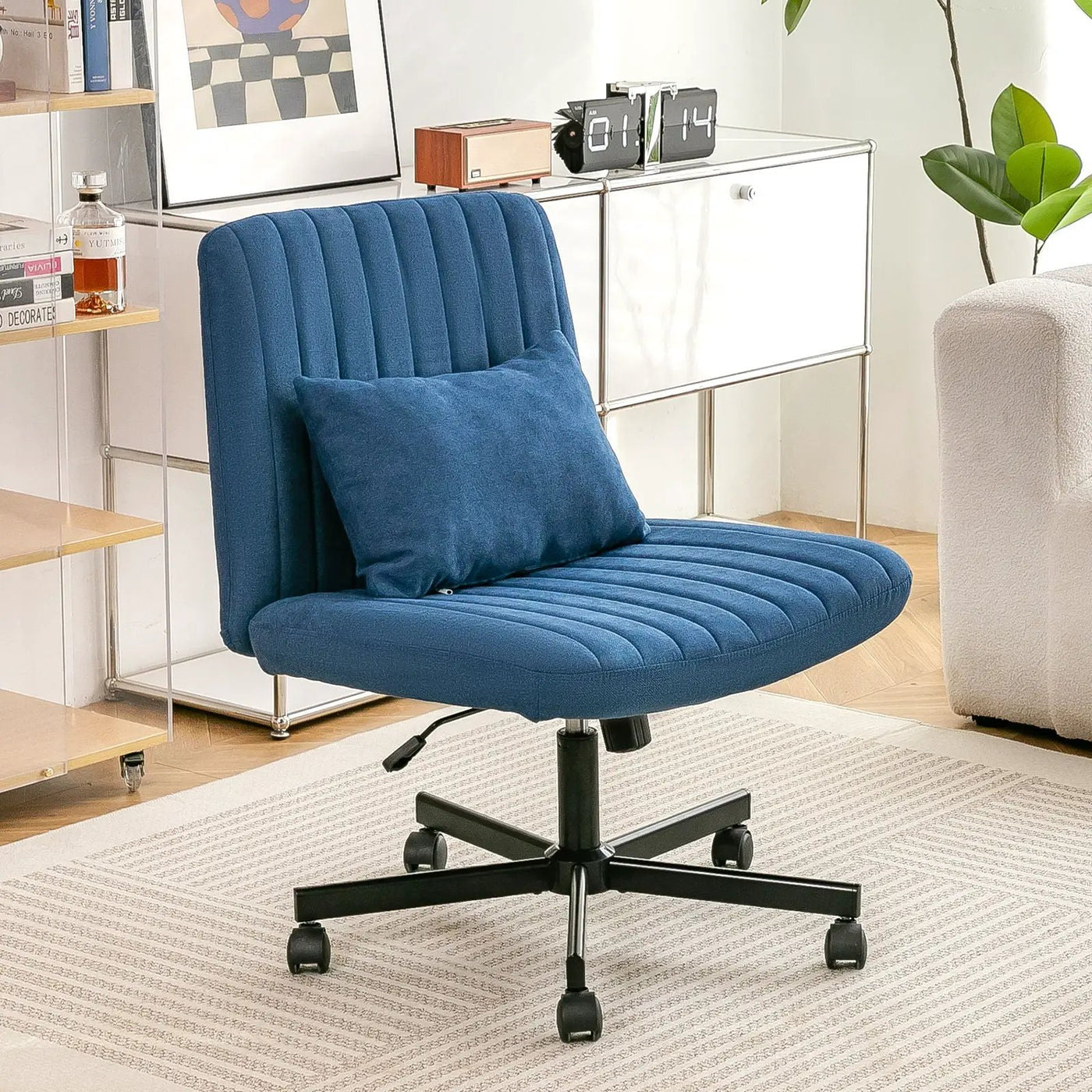 Criss Cross Office Chair With Adjustable Height, Ergonomic Design by HouseOfZazla