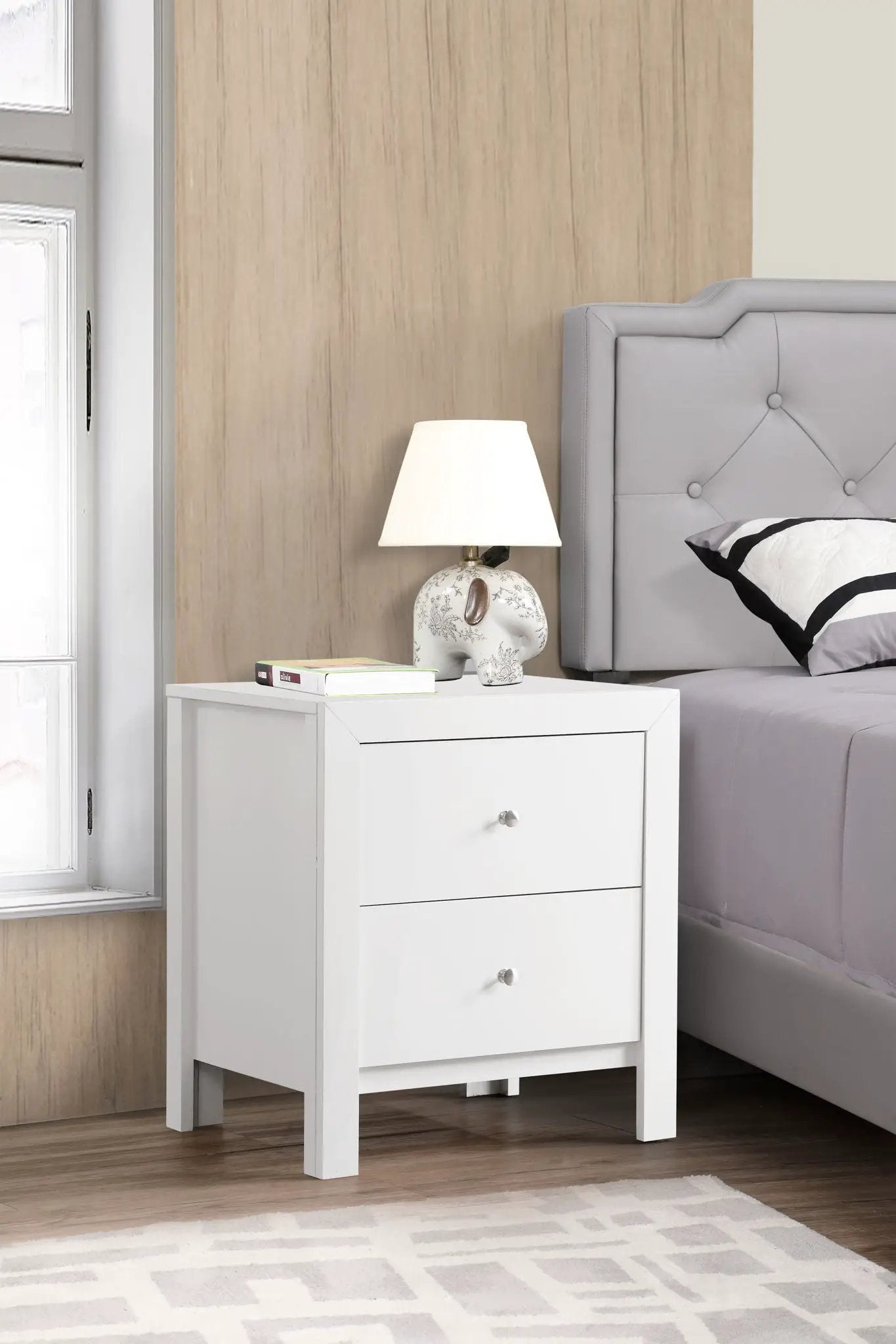 Charming Nightstand With Drawers by HouseOfZazla