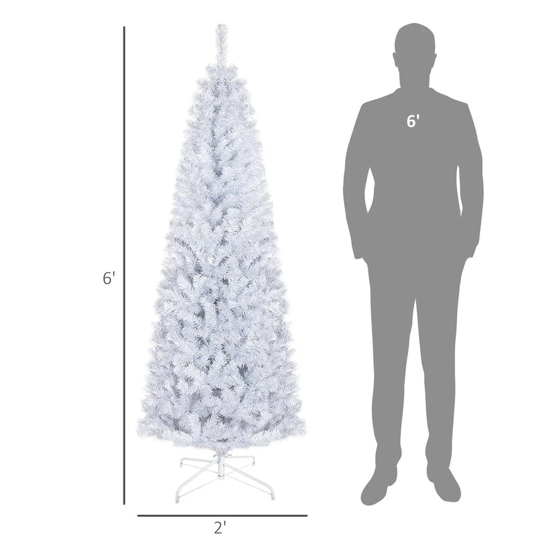 HOMCOM 6ft Pencil Christmas Tree by HouseOfZazla