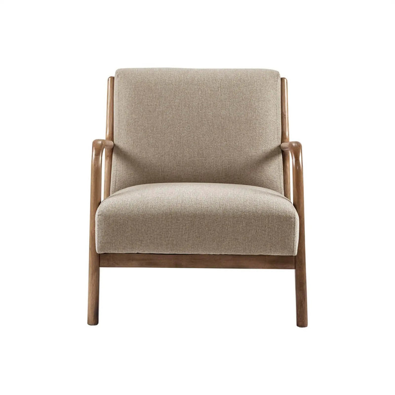 Mid-Century Style Lounge Chair With Upholstered Seat by Unique Piece Furniture