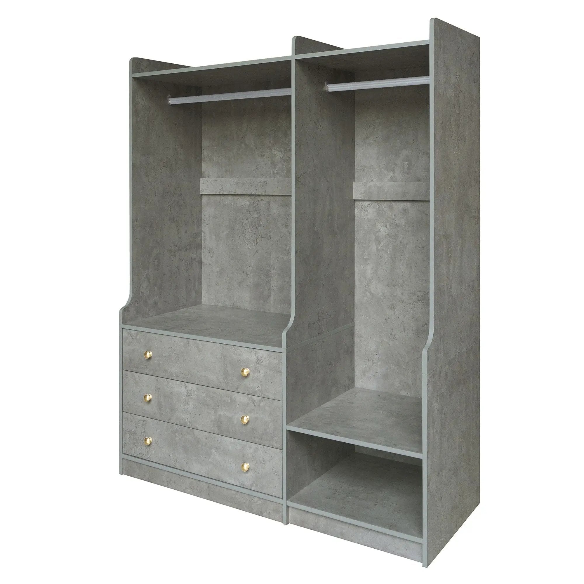 Open Wardrobe Storage For Bedroom by HouseOfZazla