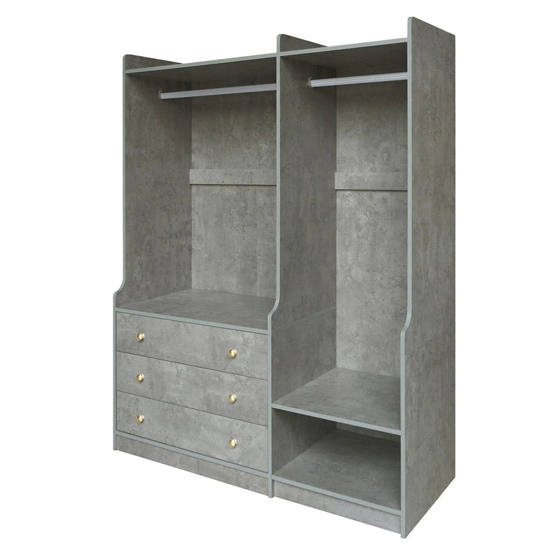 Open Wardrobe Storage For Bedroom by HouseOfZazla
