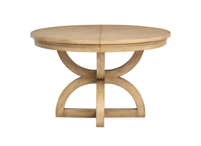 Coventry - Extendable 48" Round Dining Table - Honey Wheat, photo 2 of 7