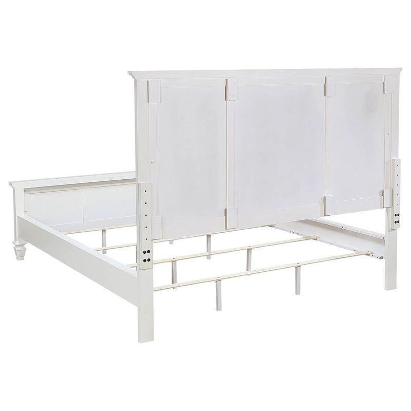 Sandy Beach 5-piece California King Bedroom Set Cream White by Unique Piece Furniture