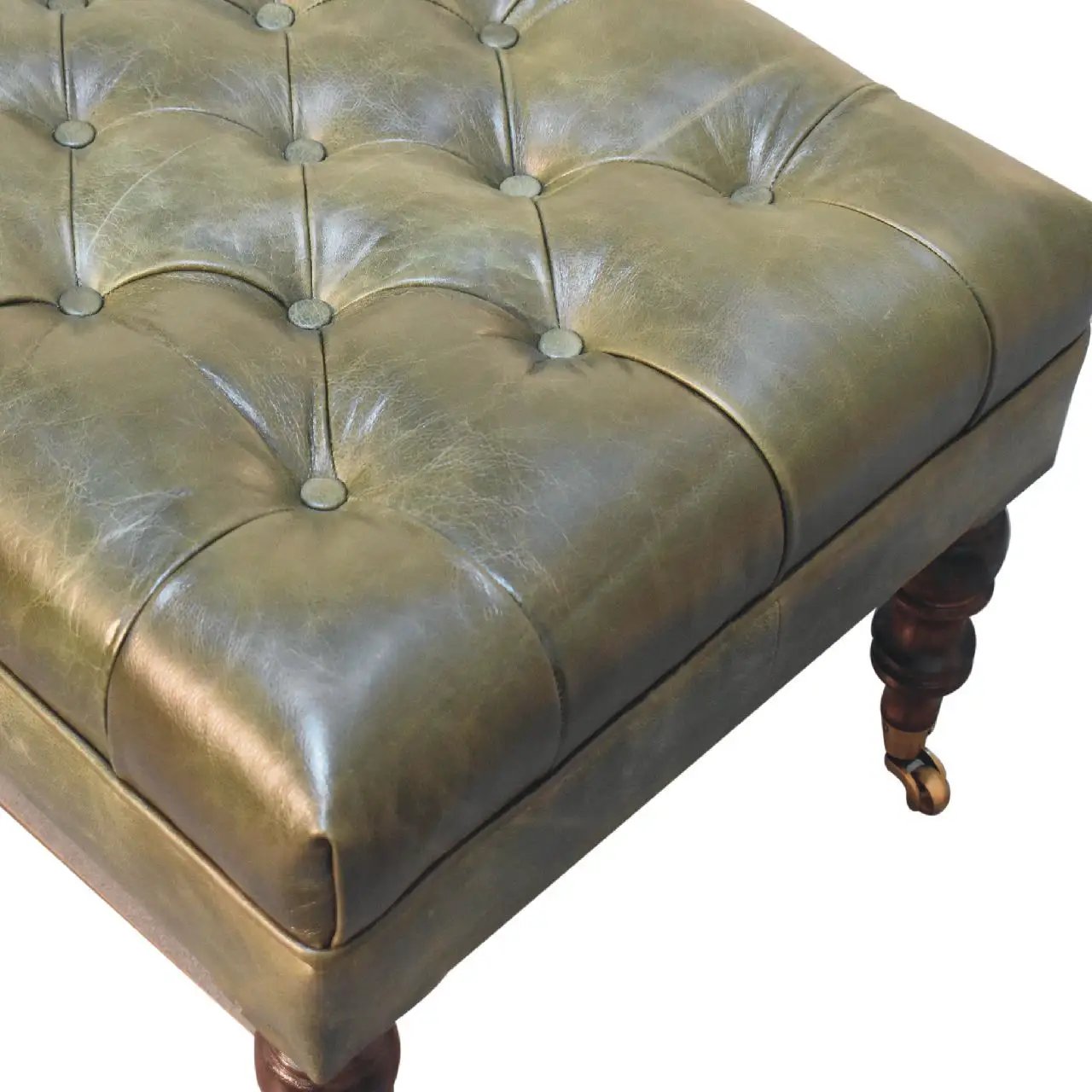 Buffalo - Ottoman With Castor Legs by Unique Piece Furniture