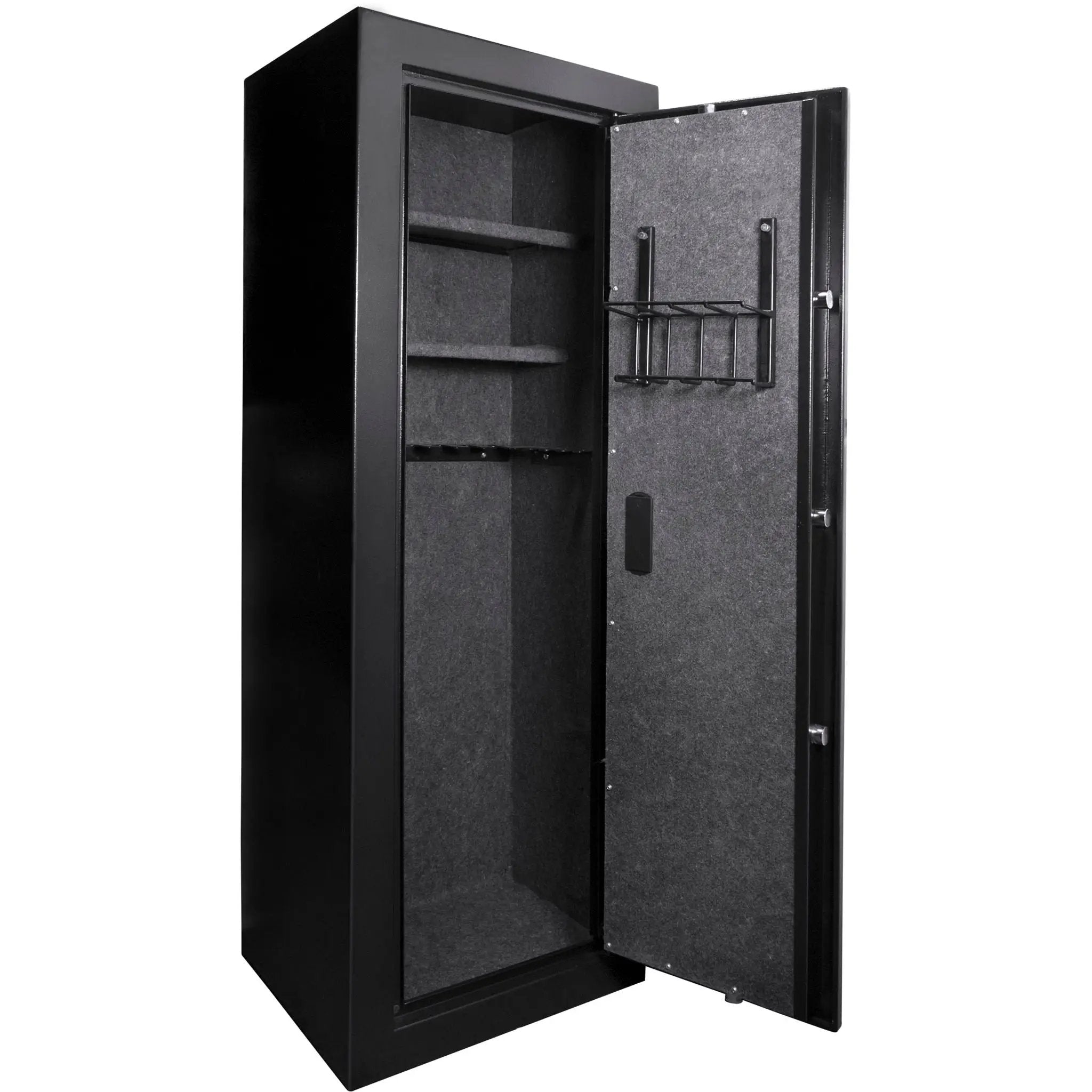 9.33 Cubic Ft Tall Biometric Rifle Safe - Black by HouseOfZazla