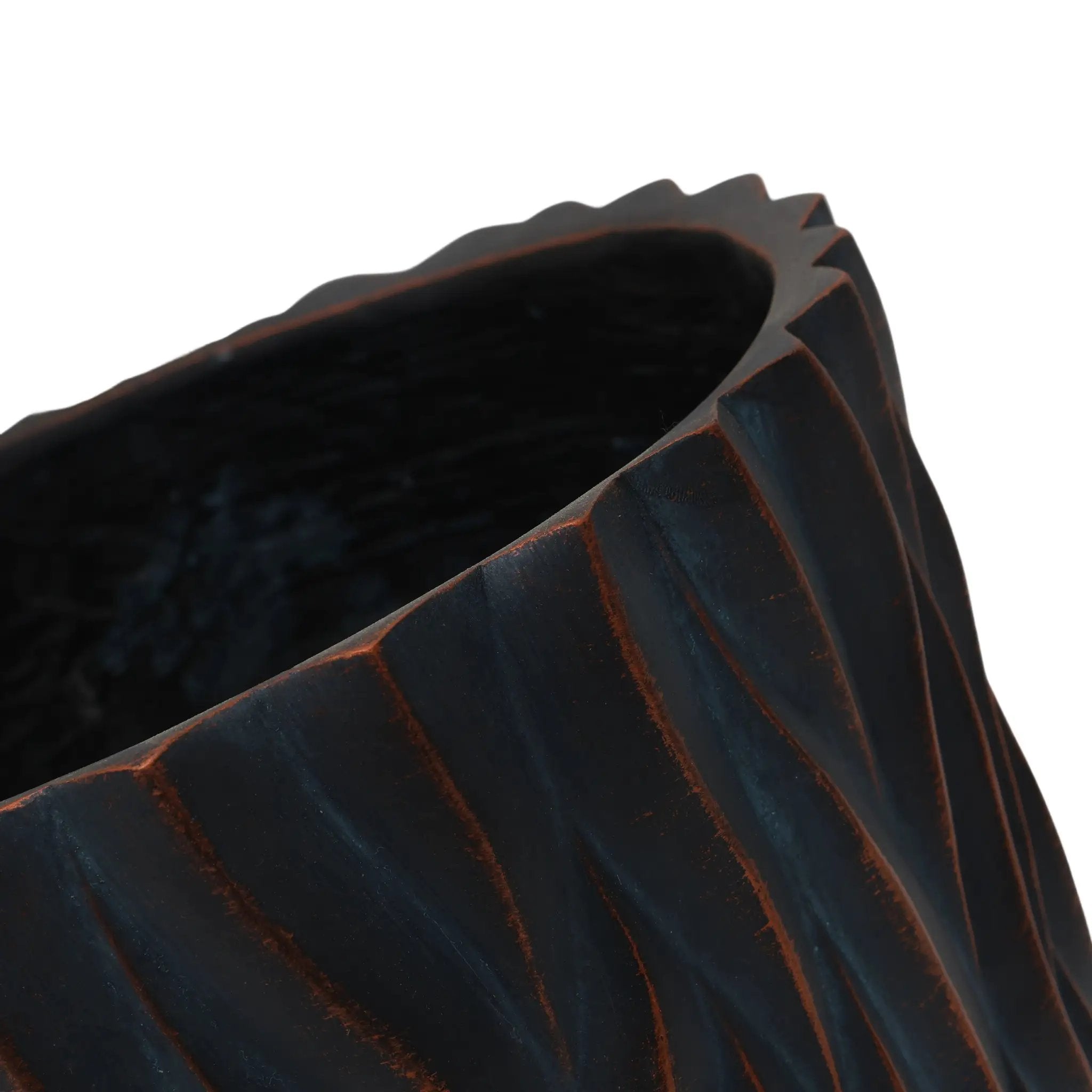 Large Round Planters Set of 2 by HouseOfZazla