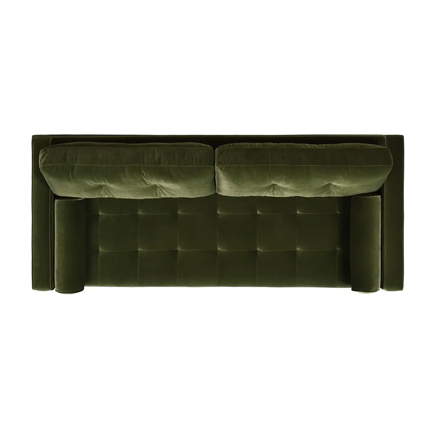 Nicholas - Mid-Century Modern Sofa - Olive Green by HouseOfZazla