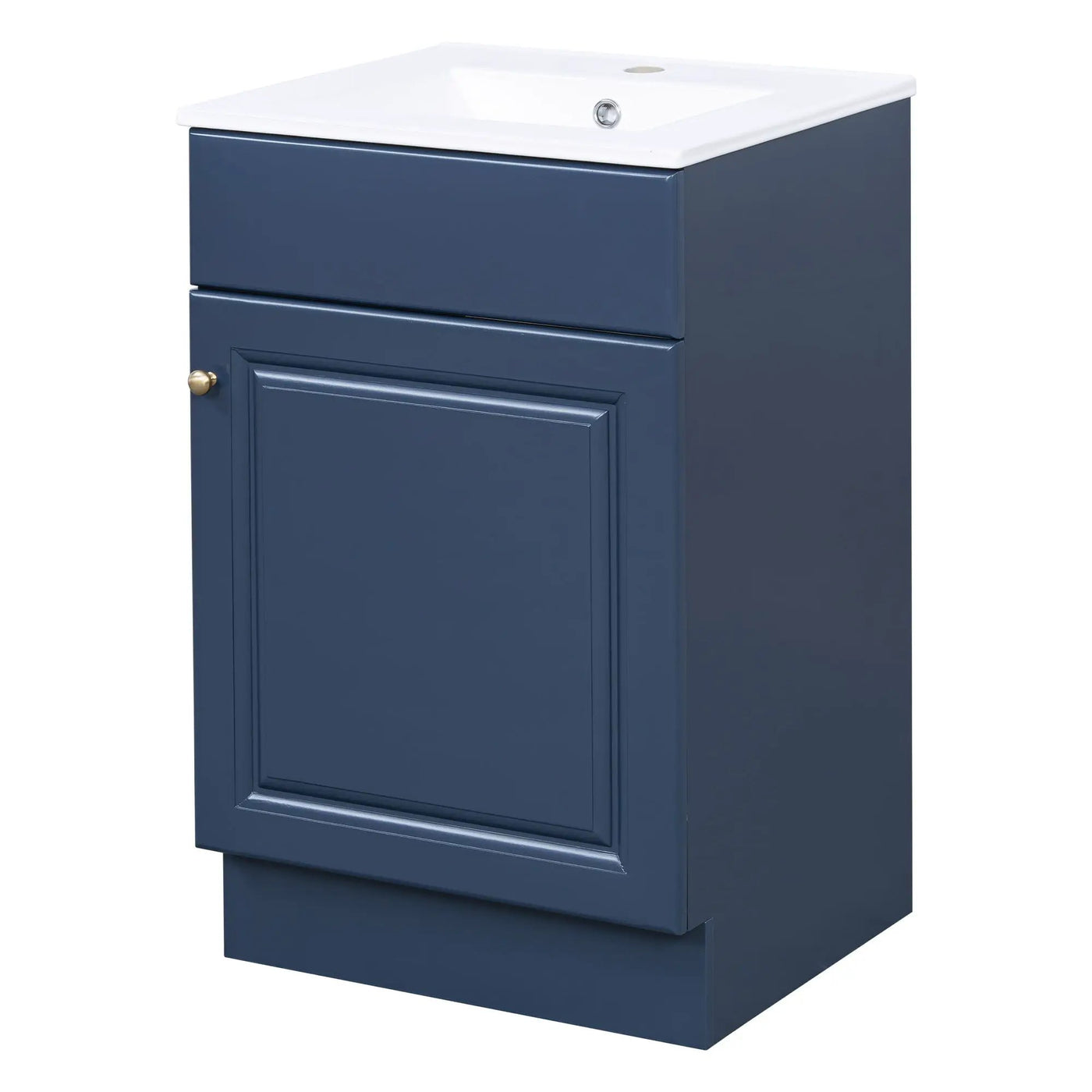 Bathroom Vanity With Sink, Cabinet With Adjustable Shelf by HouseOfZazla