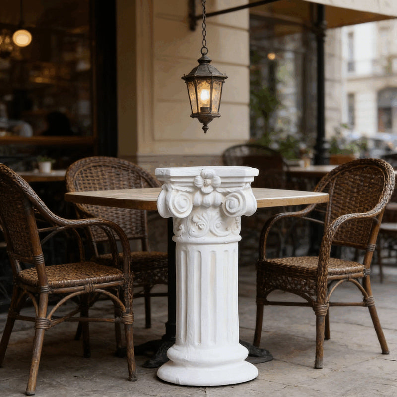 Garden Decorative Column, 15" Retro Elegant by HouseOfZazla