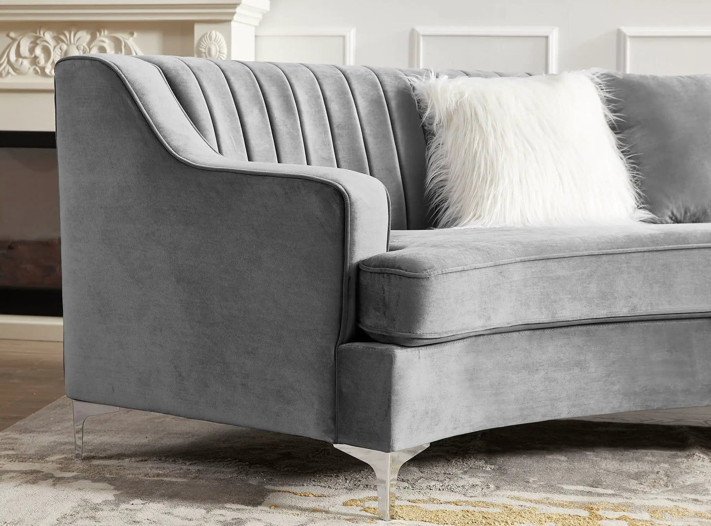 Curved Sofa by HouseOfZazla