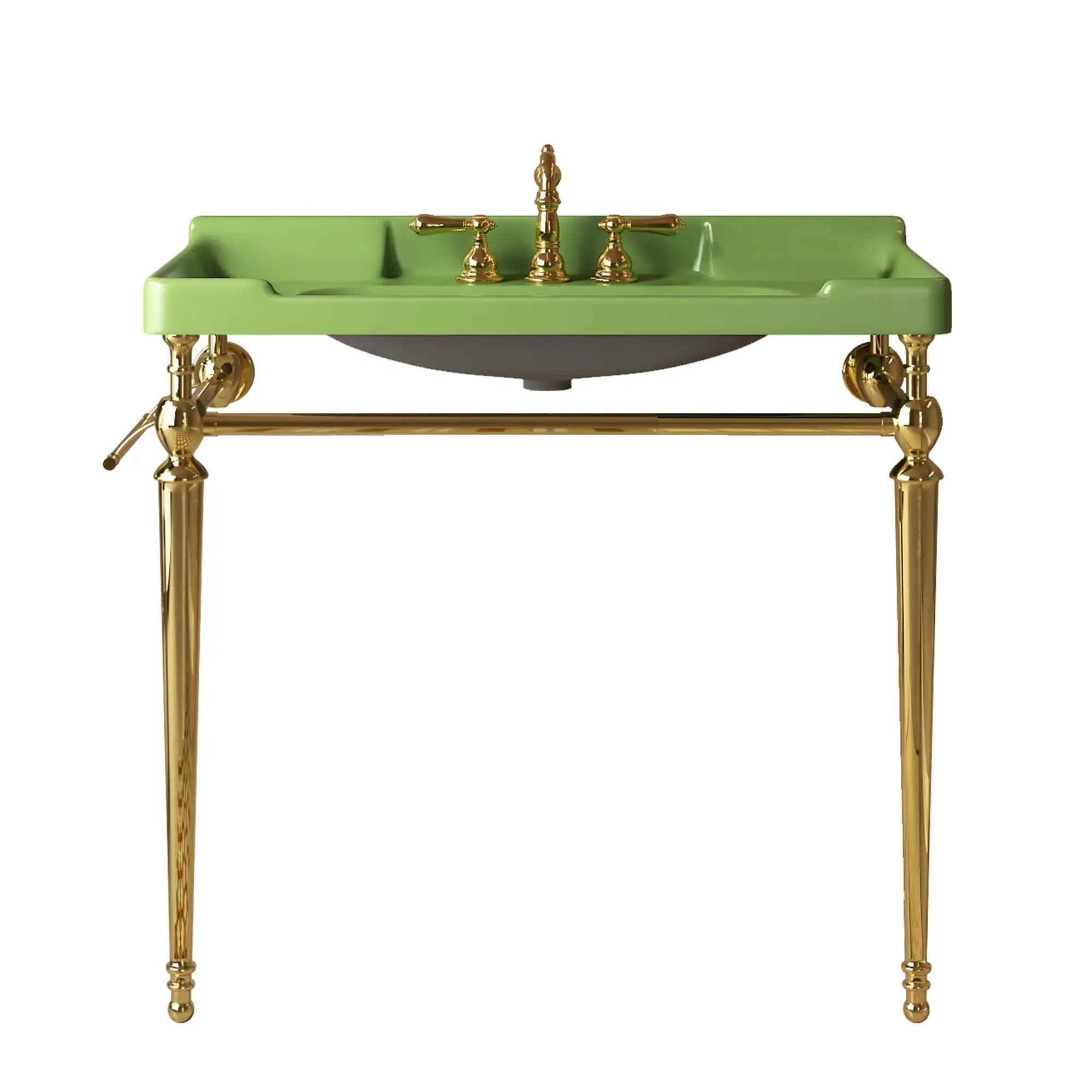 VICI 36" Bathroom Console Sink, Wall-Mounted by HouseOfZazla