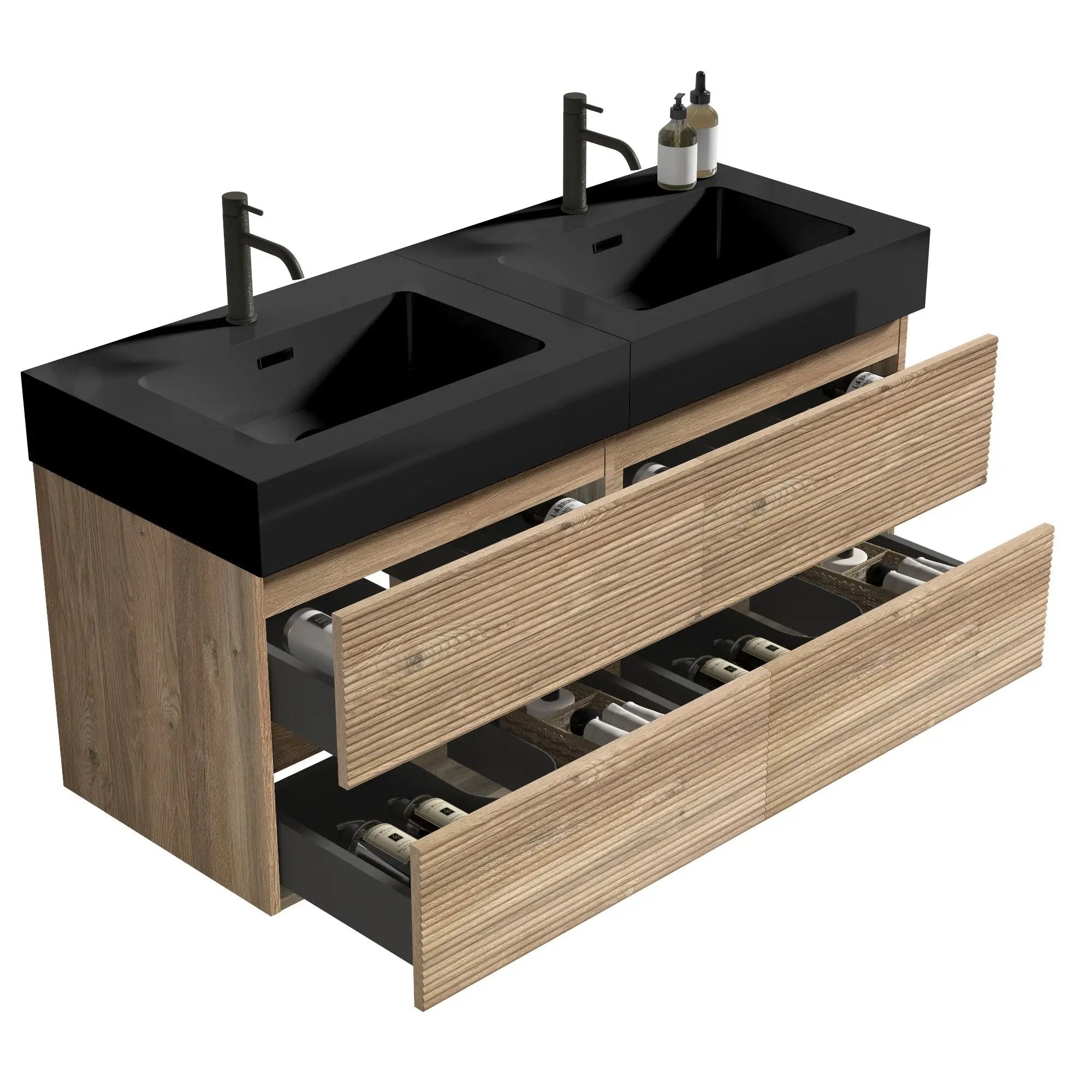 Grace 48'' (24inch*2) Rough Bathroom Vanity by HouseOfZazla